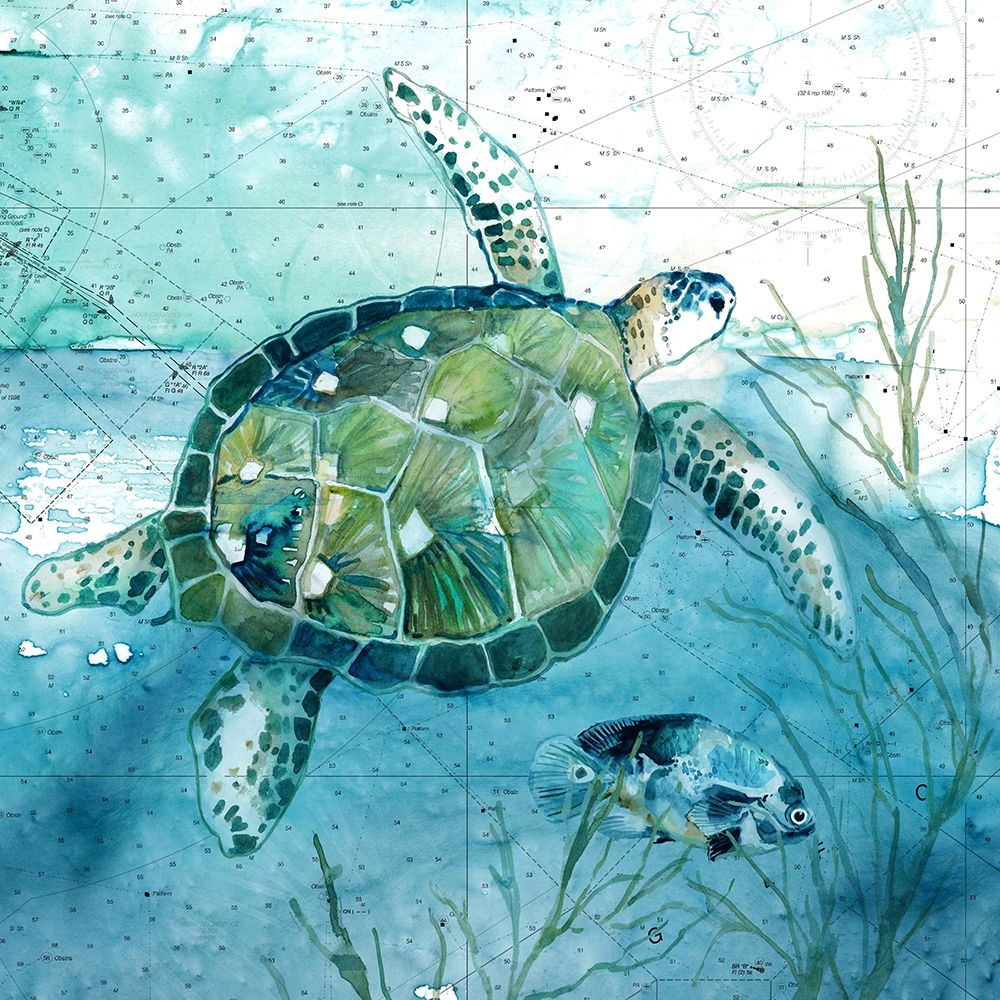 Island Swim I art print by Carol Robinson for $57.95 CAD
