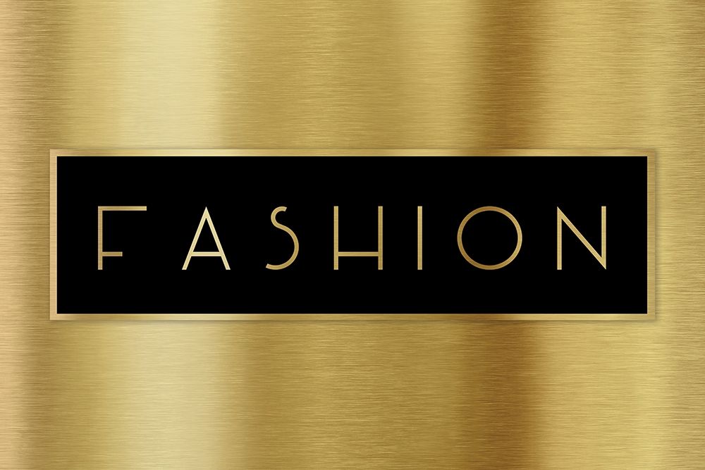 Gold Fashion art print by CAD Designs for $57.95 CAD