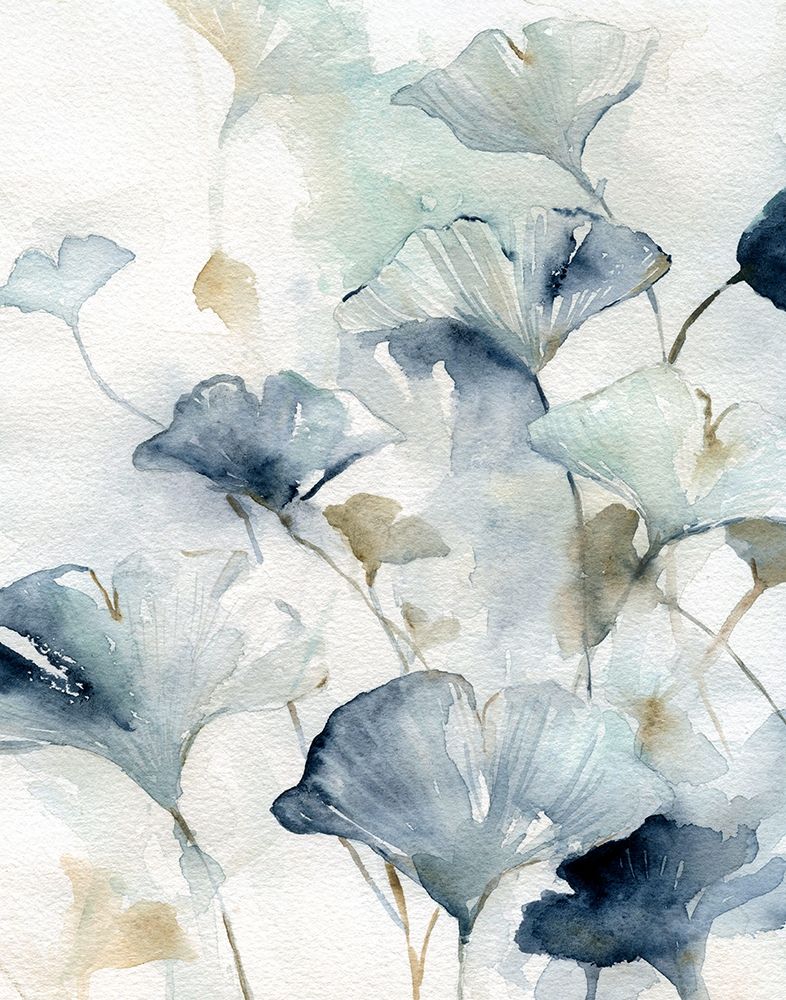 Indigo Ginkgo II art print by Carol Robinson for $57.95 CAD