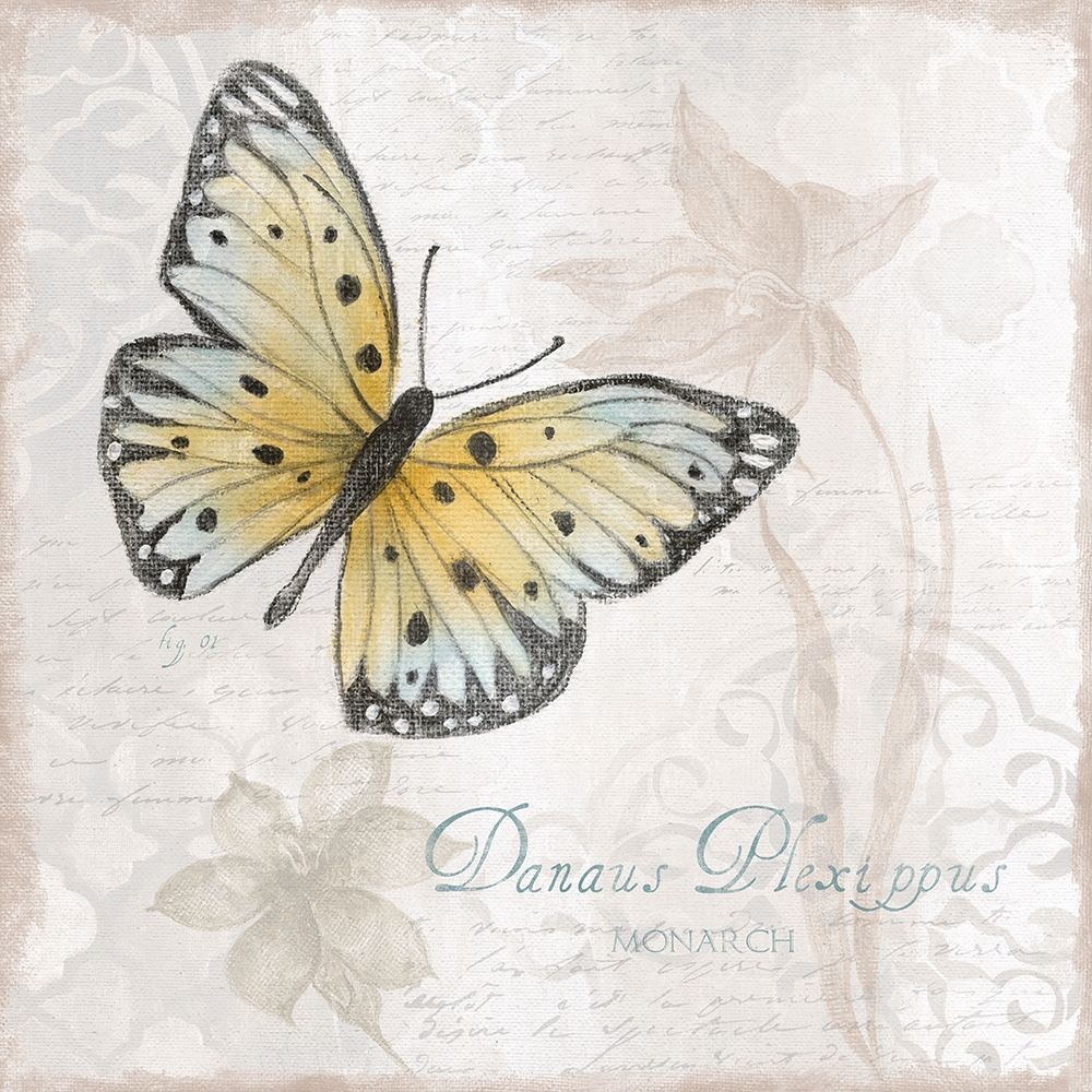 Postcard Butterfly I art print by Tava Studios for $57.95 CAD