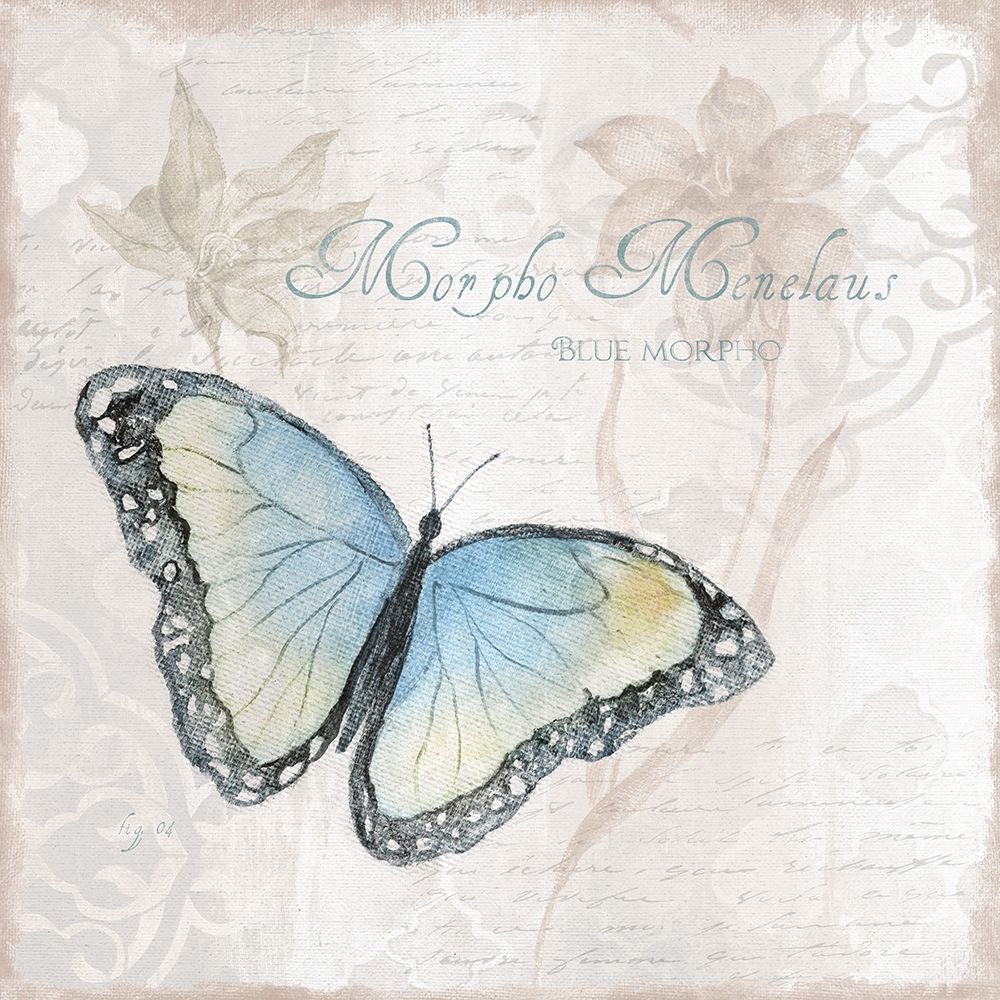 Postcard Butterfly III art print by Tava Studios for $57.95 CAD