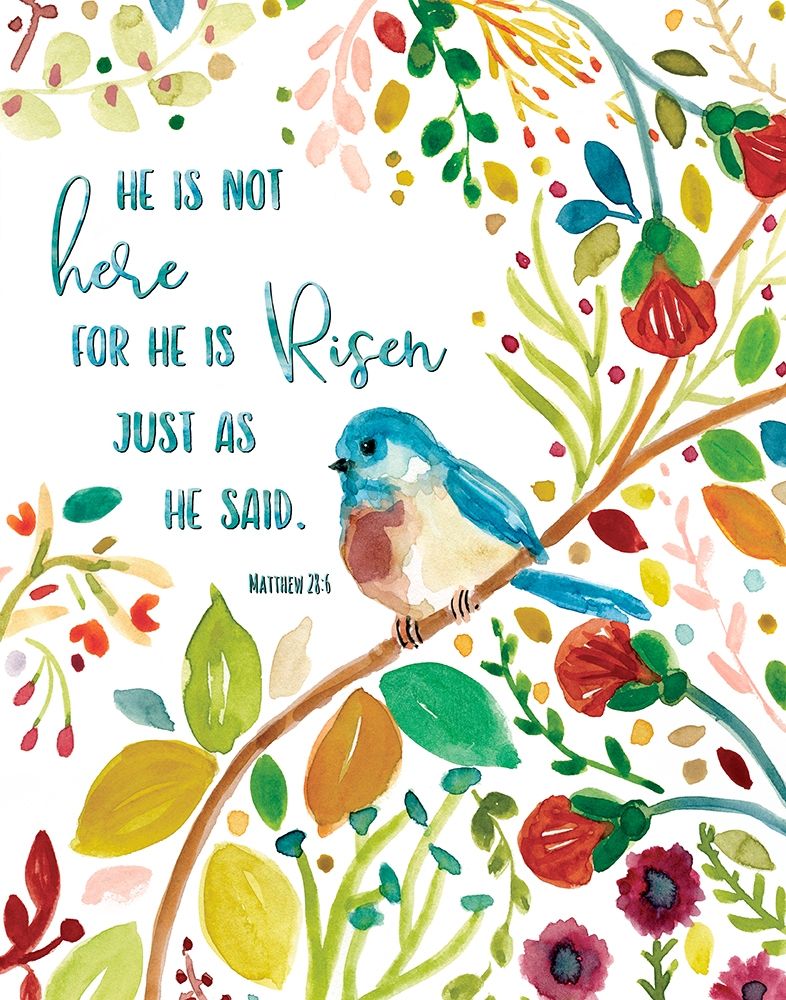 He is Risen art print by Carol Robinson for $57.95 CAD