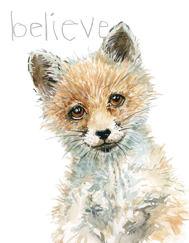 Forest Fur Baby Fox art print by Carol Robinson for $57.95 CAD