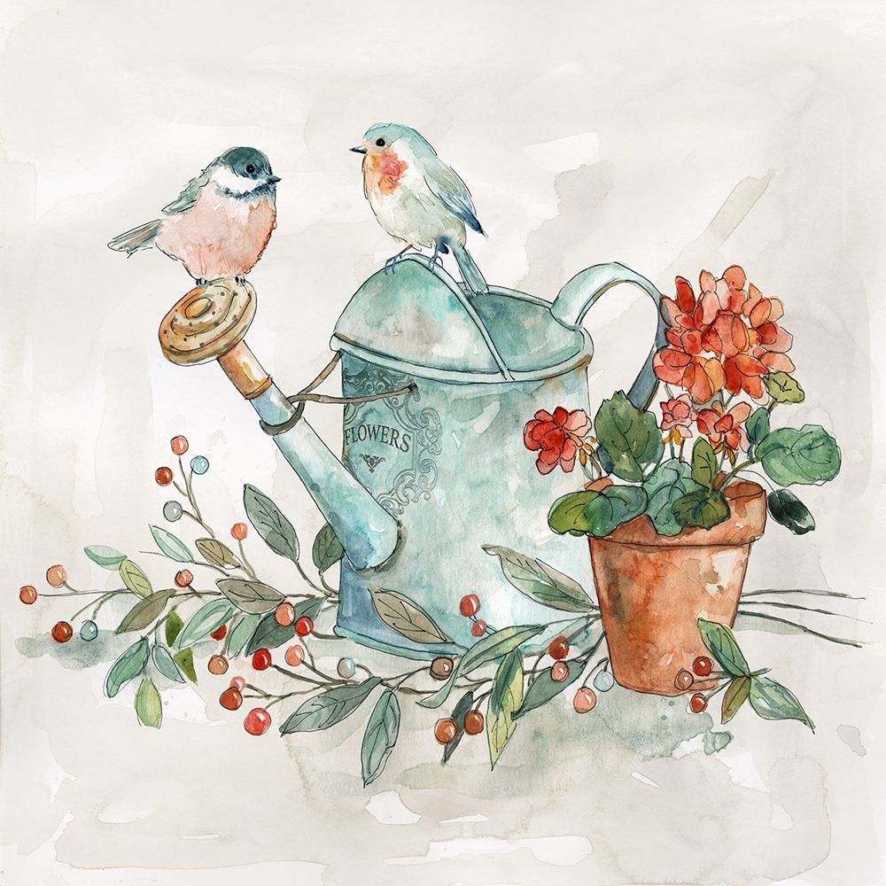 Garden Glimpse I art print by Carol Robinson for $57.95 CAD