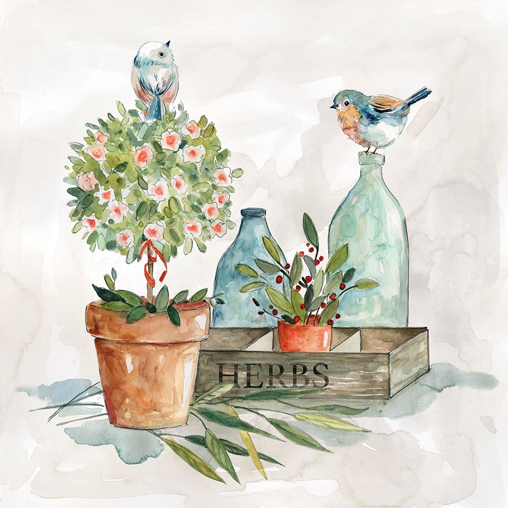 Garden Glimpse II art print by Carol Robinson for $57.95 CAD