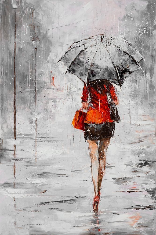 City in the Rain II art print by Jolanta Kowalik for $57.95 CAD