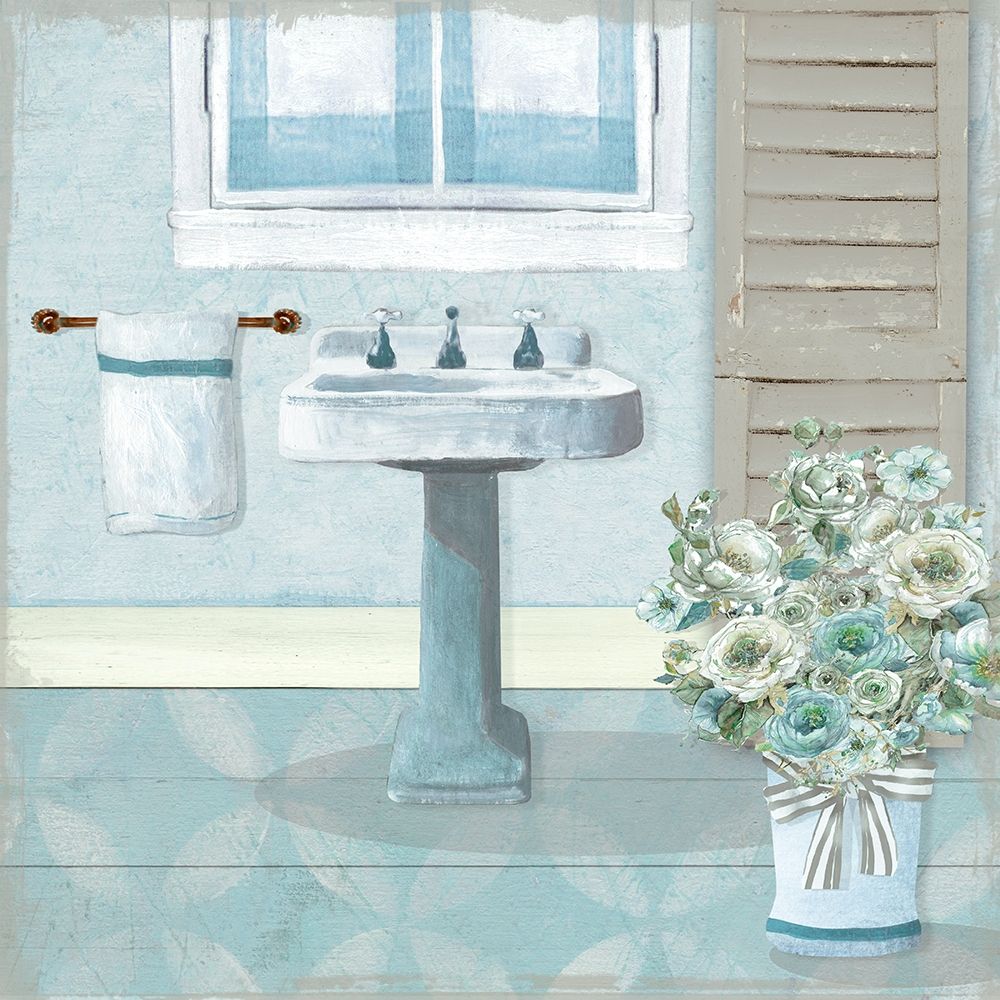 Teal Sink II art print by Carol Robinson for $57.95 CAD