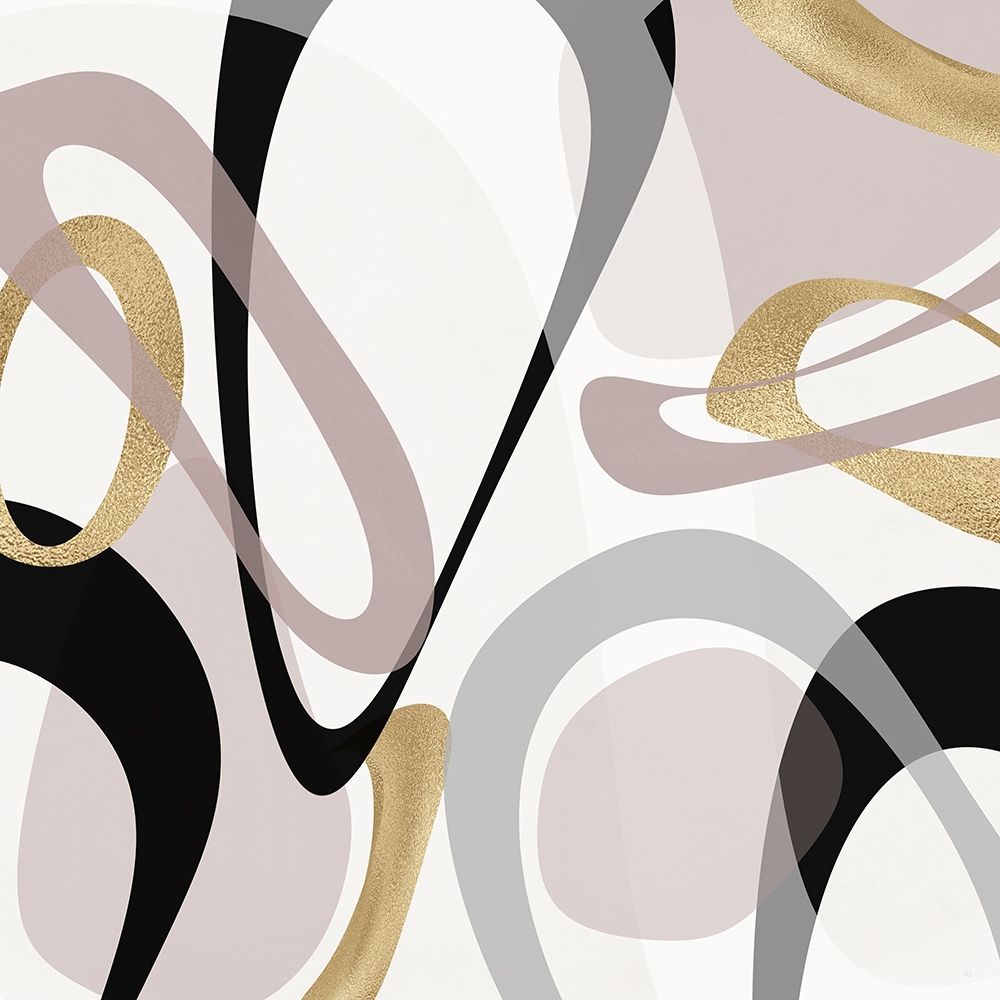 Tumbled Golden I art print by Susan Jill for $57.95 CAD