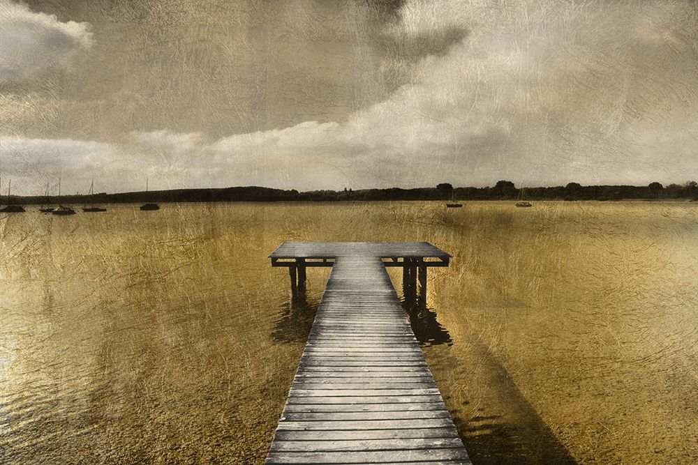 Golden Pier art print by Irene Weisz for $57.95 CAD