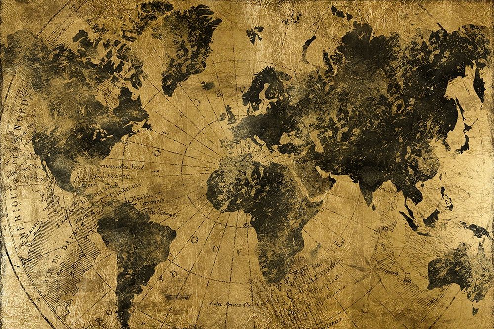 Golden Atlas art print by CAD Designs for $57.95 CAD