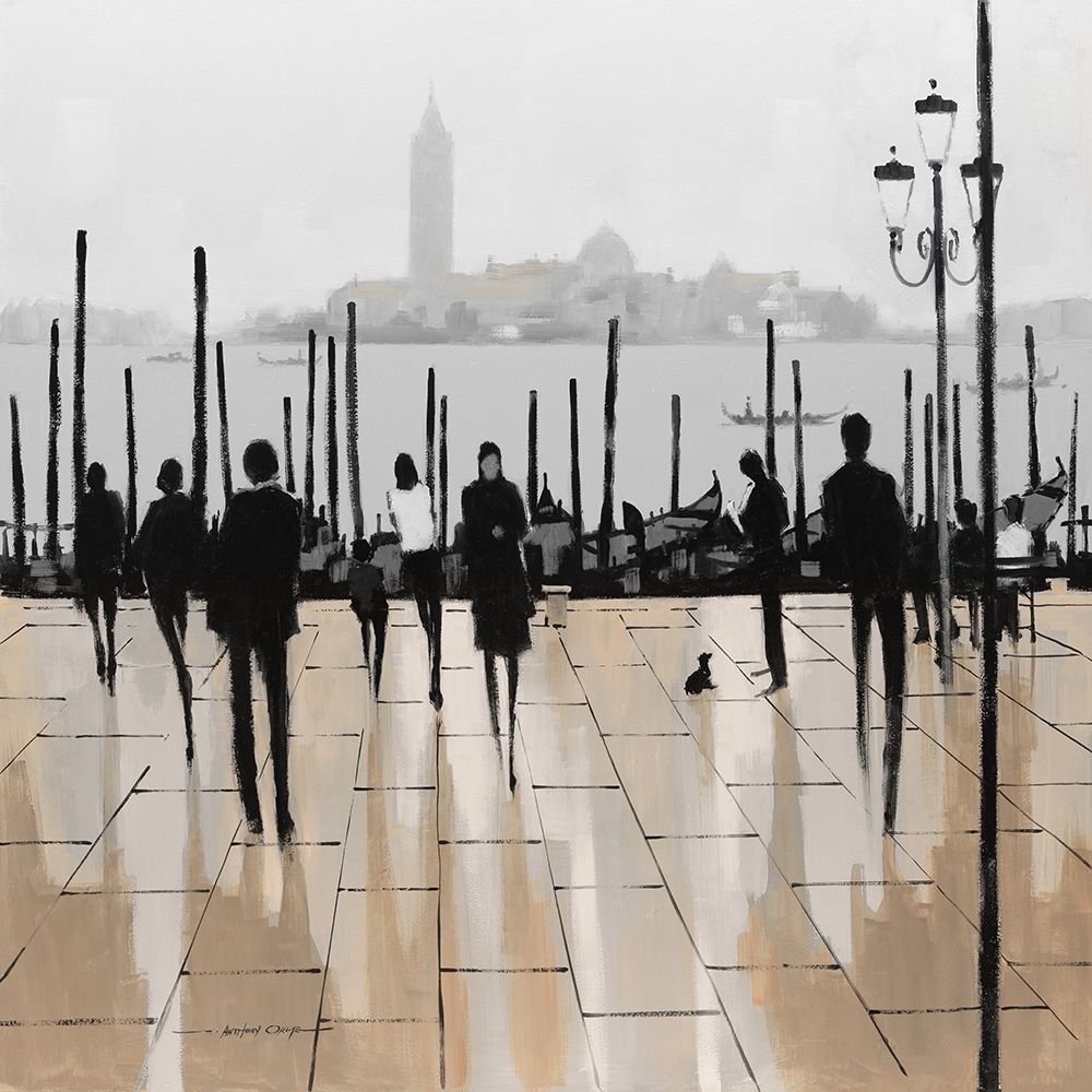 Quiet Gondolas II art print by E. Anthony Orme for $57.95 CAD