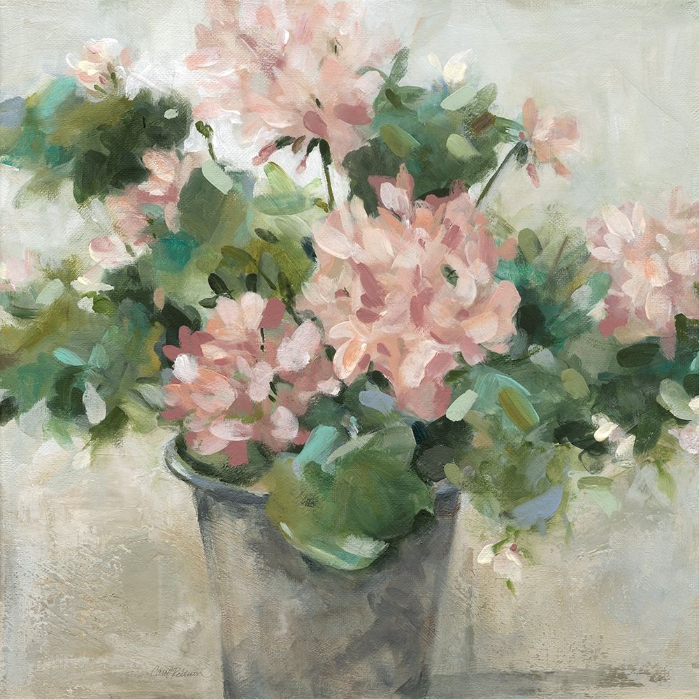 Potted Geranium art print by Carol Robinson for $57.95 CAD