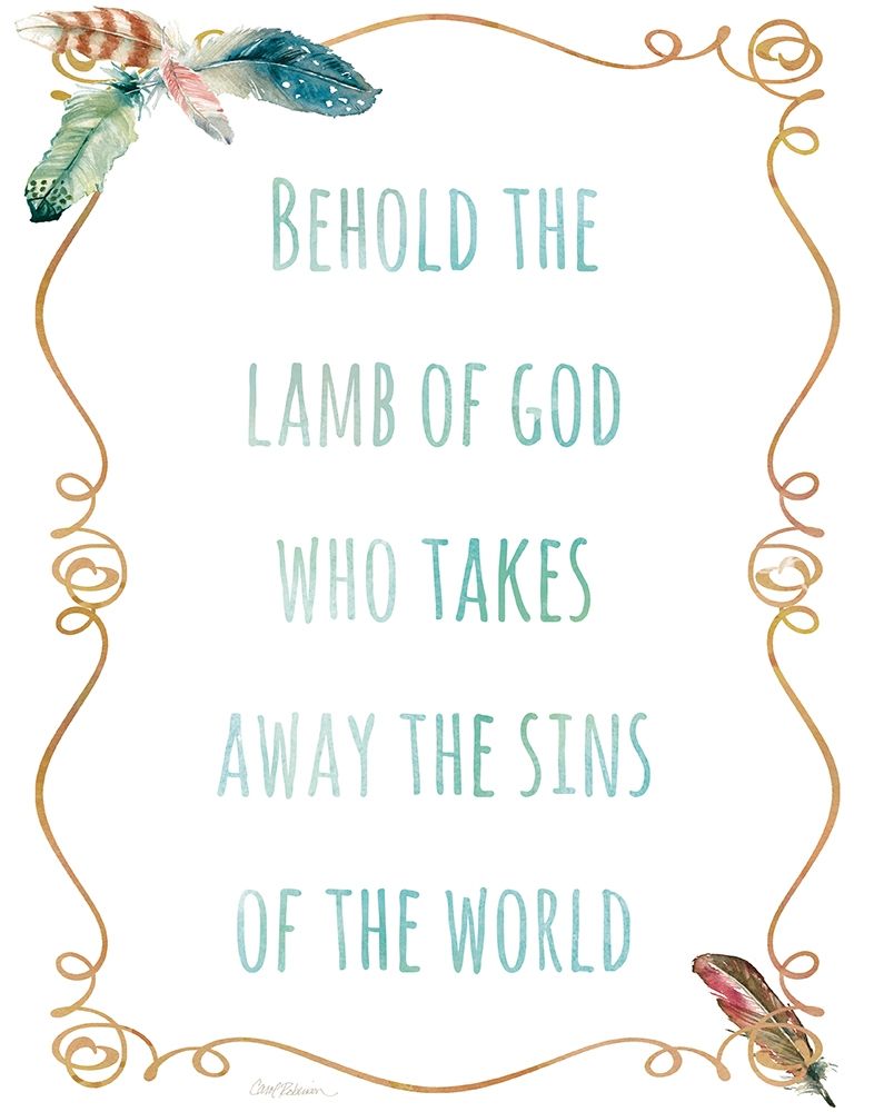 Religious Feather I art print by Carol Robinson for $57.95 CAD