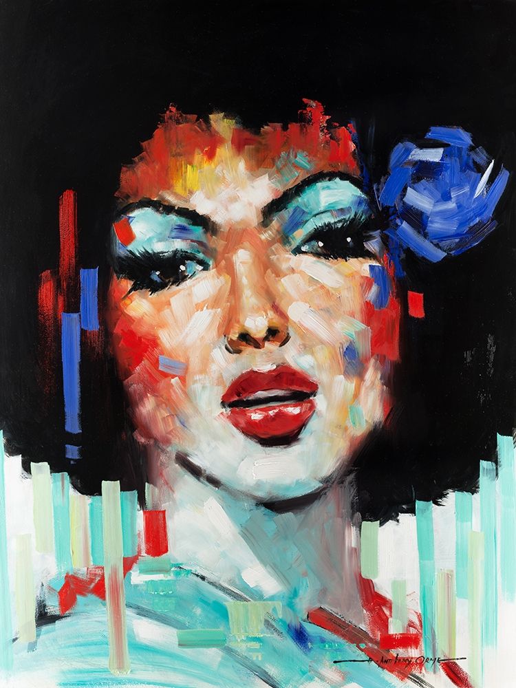 Confetti Girl I art print by E. Anthony Orme for $57.95 CAD