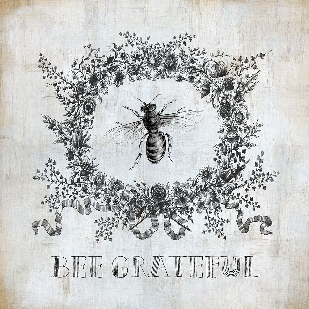 Bee Grateful art print by Carol Robinson for $57.95 CAD