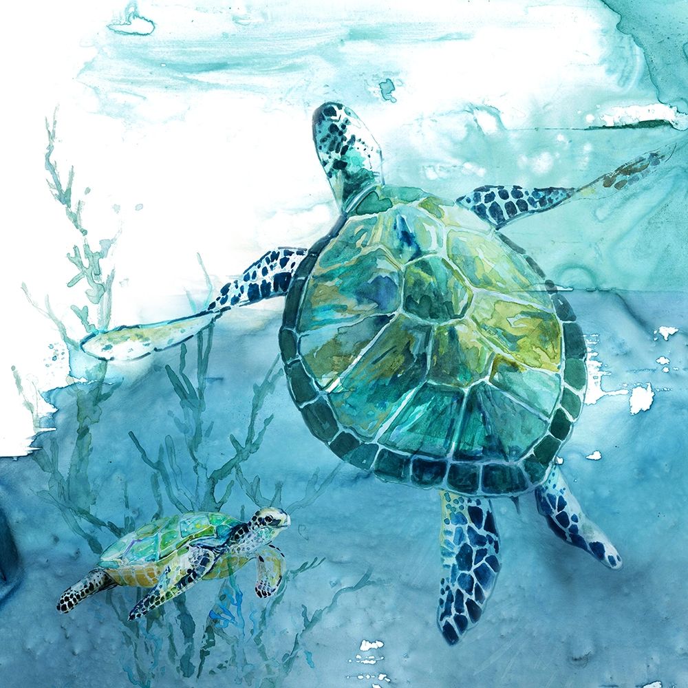 Delray Sea Turtle II art print by Carol Robinson for $57.95 CAD