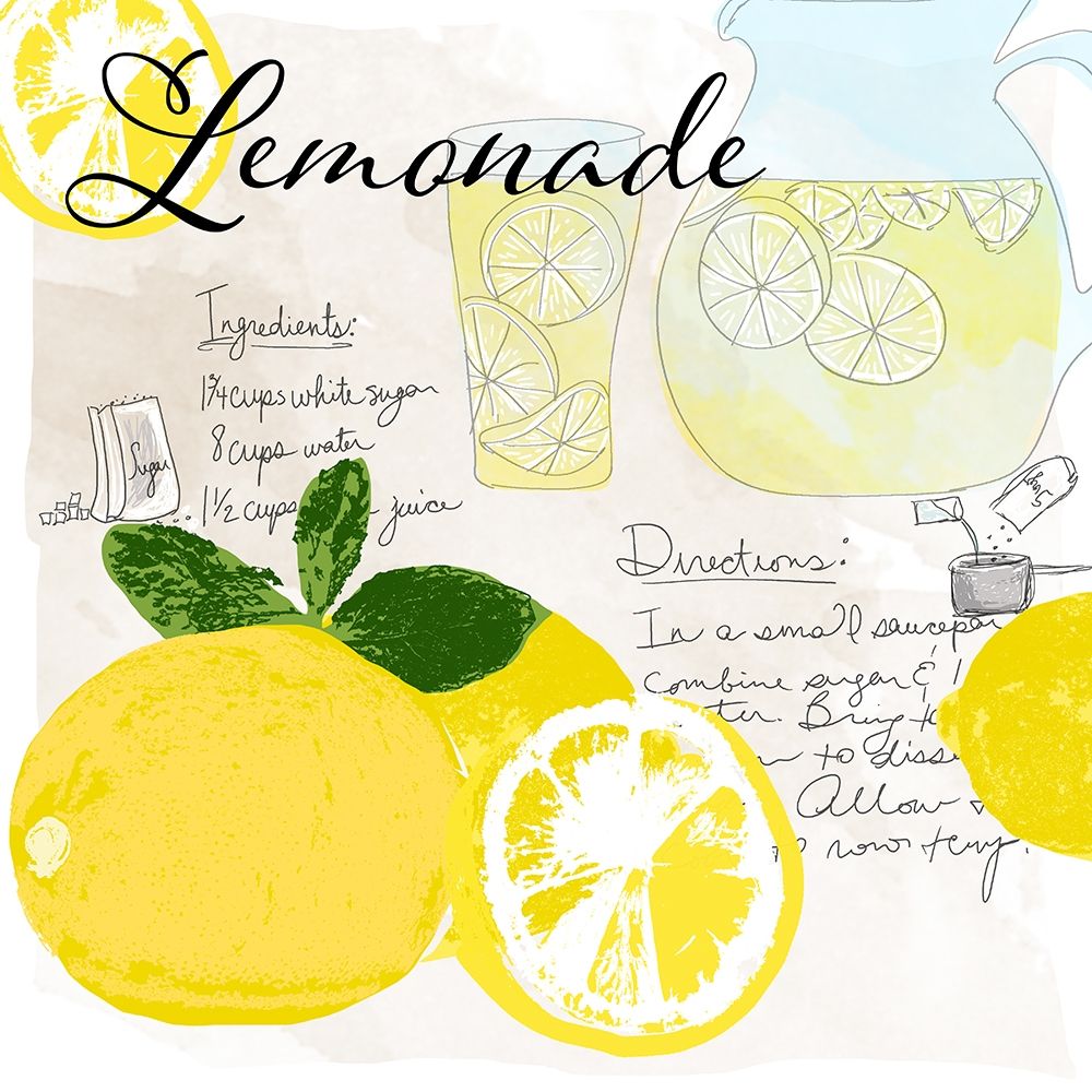 Lemonade art print by Daniela Santiago for $57.95 CAD