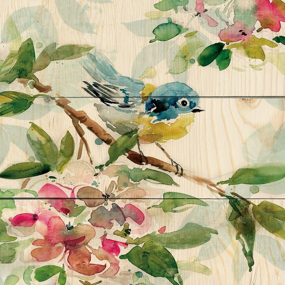 Birds and Blossoms I art print by Carol Robinson for $57.95 CAD