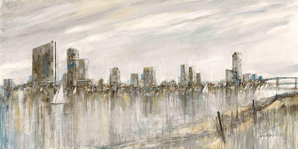 Skyline Sail art print by Ruane Manning for $57.95 CAD