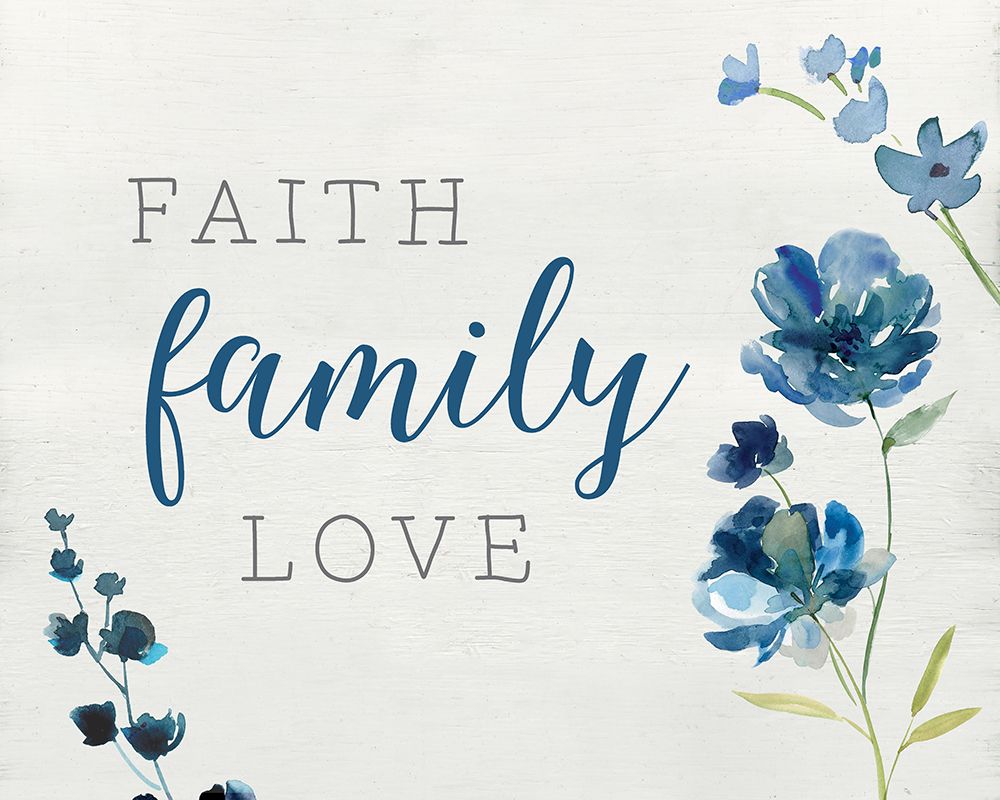 Faith Family Friends art print by Carol Robinson for $57.95 CAD