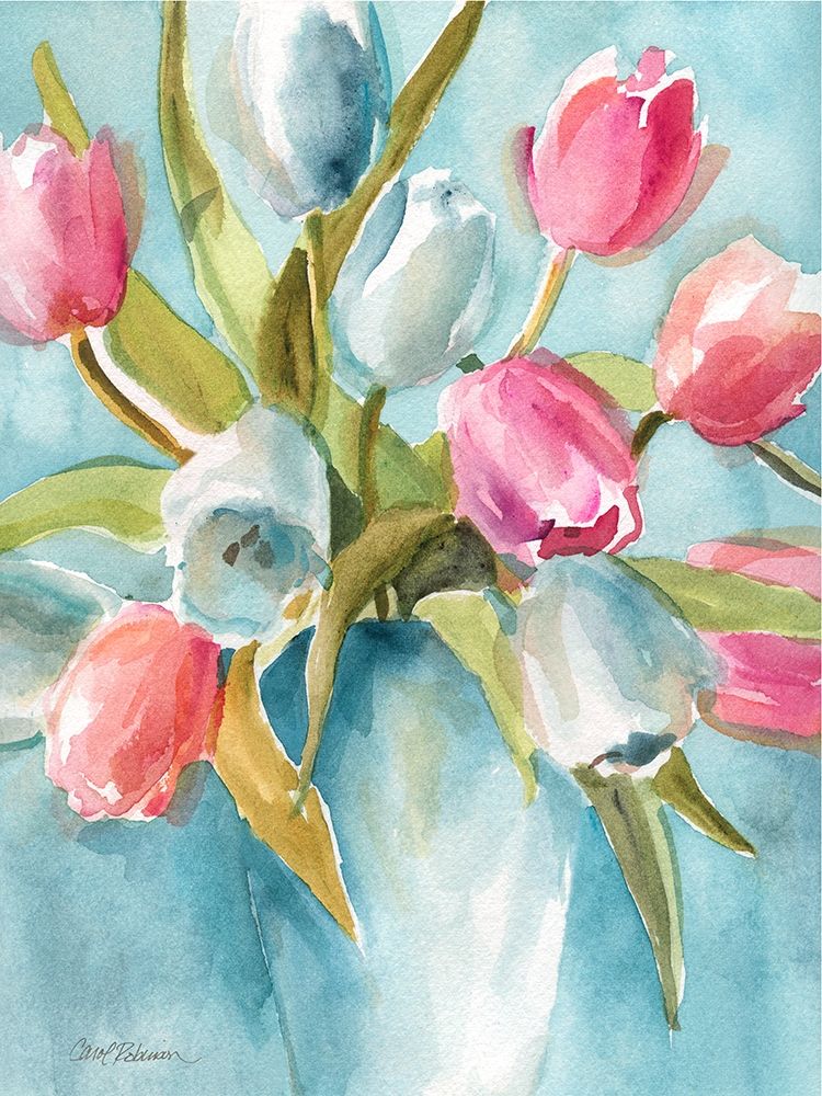 Todays Tulips II art print by Carol Robinson for $57.95 CAD