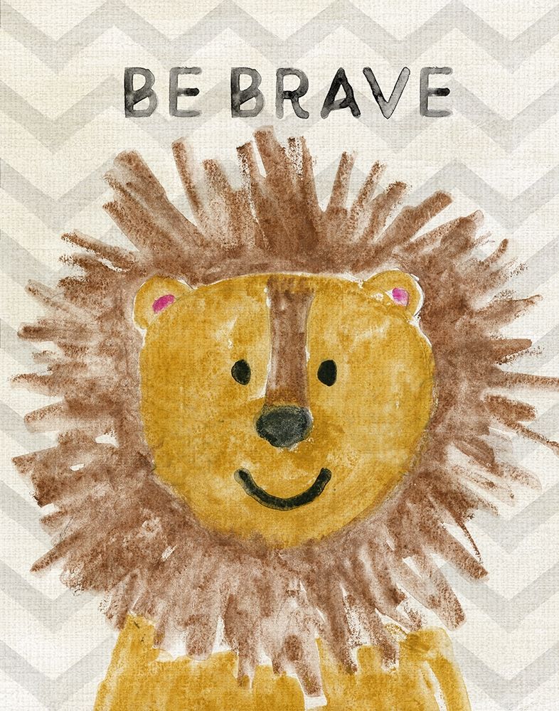 Safara Be Brave art print by Natalie Carpentieri for $57.95 CAD