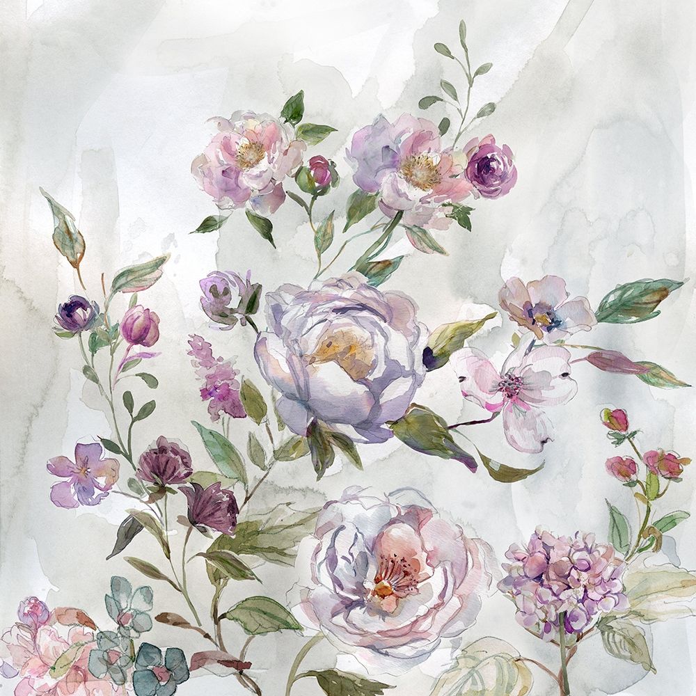 Cottage Floral Medley art print by Carol Robinson for $57.95 CAD