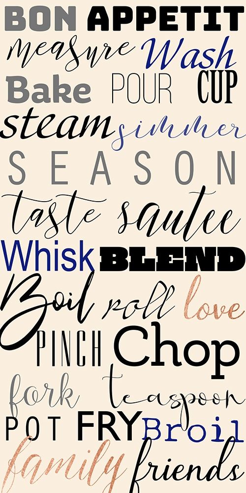 Kitchen Expressions art print by CAD Designs for $57.95 CAD