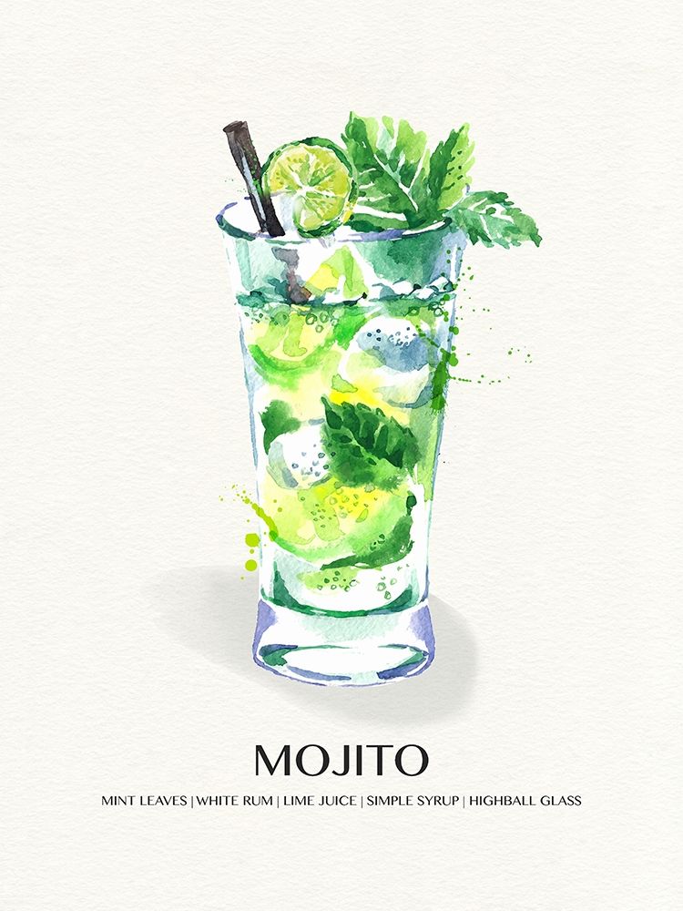 Mojito art print by Susan Jill for $57.95 CAD
