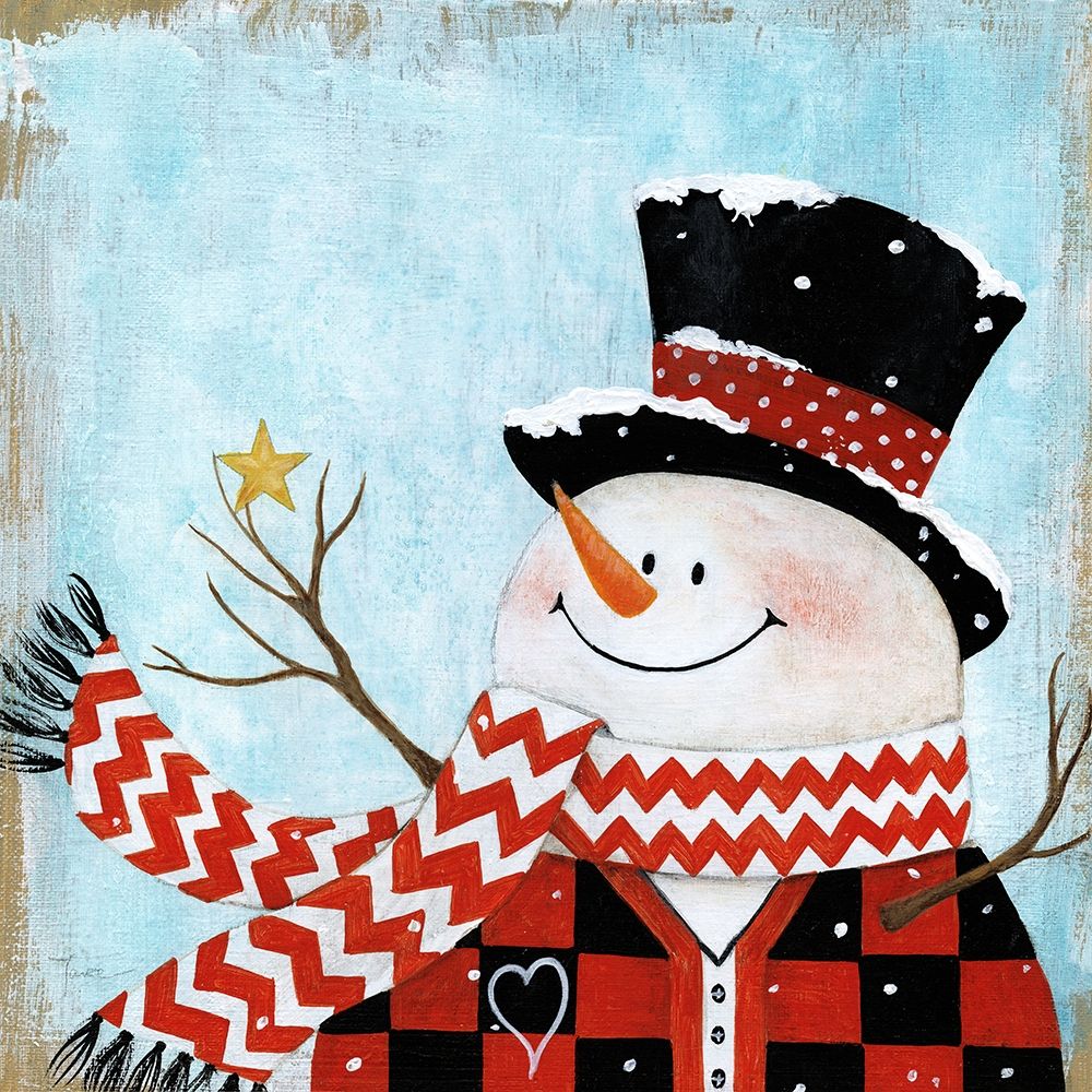 Dapper Snowman II art print by Tava Studios for $57.95 CAD