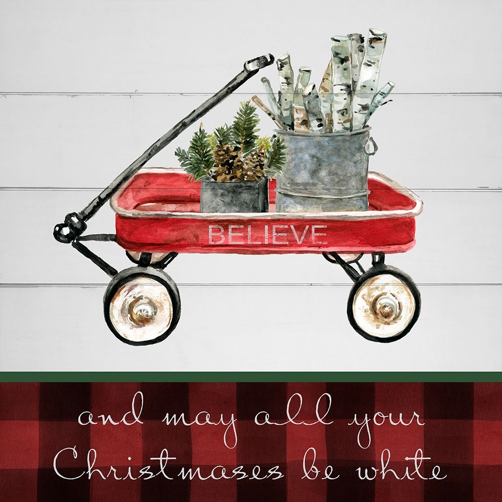 Christmas Wagon art print by Carol Robinson for $57.95 CAD