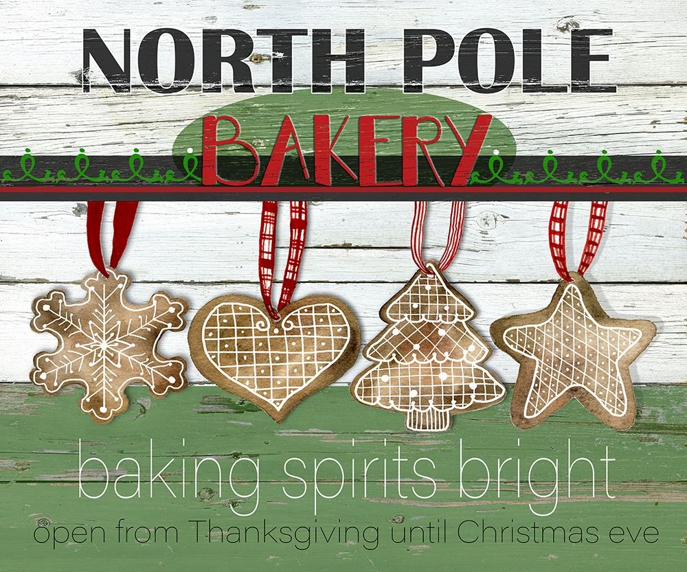 Christmas Bakery art print by Carol Robinson for $57.95 CAD
