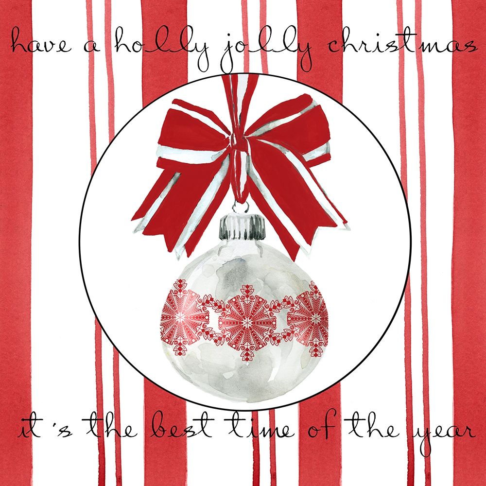 Candy Cane Christmas I art print by Carol Robinson for $57.95 CAD
