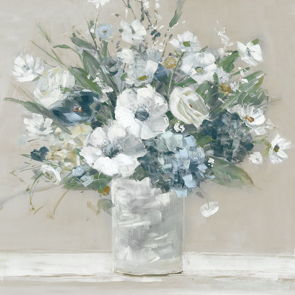 Neutral Bouquet art print by Sally Swatland for $57.95 CAD