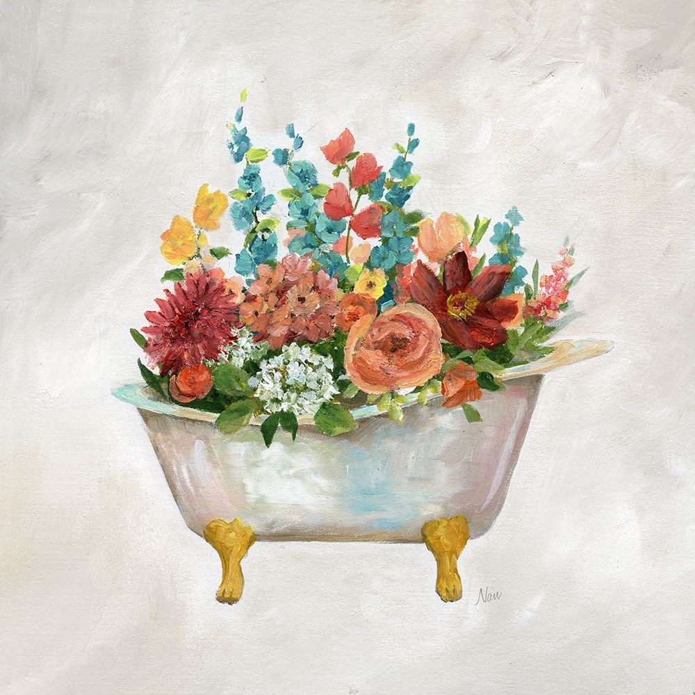 Tub Bouquet art print by Nan for $57.95 CAD