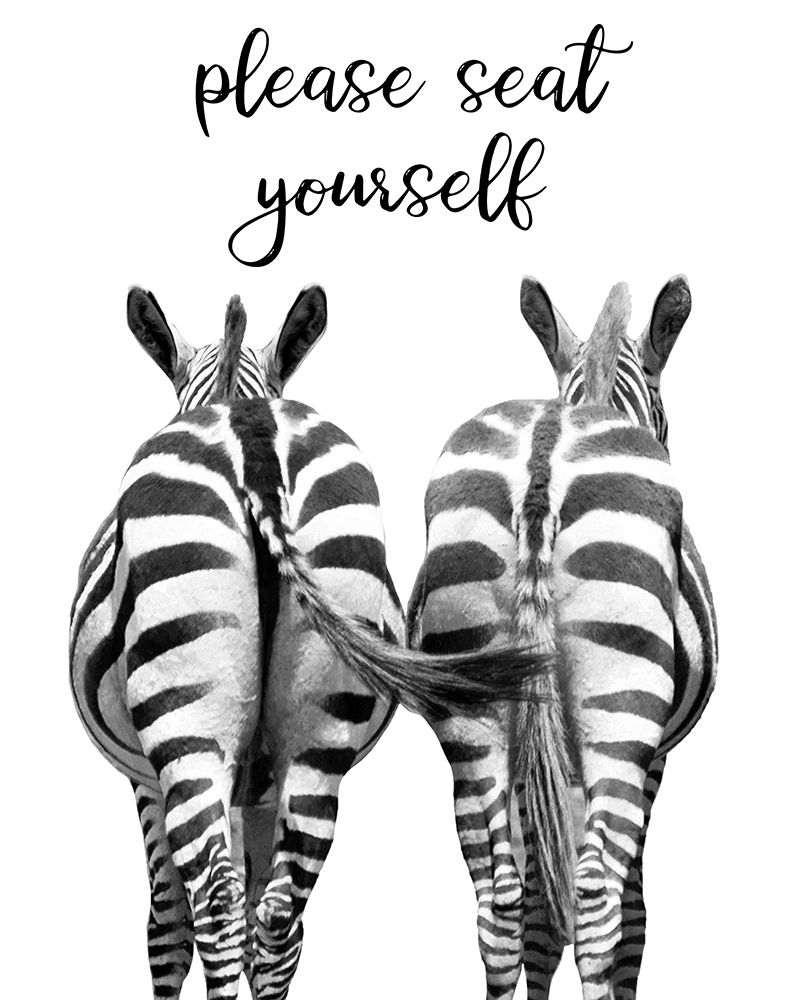 Zebra Bum art print by Danita Delimont for $57.95 CAD