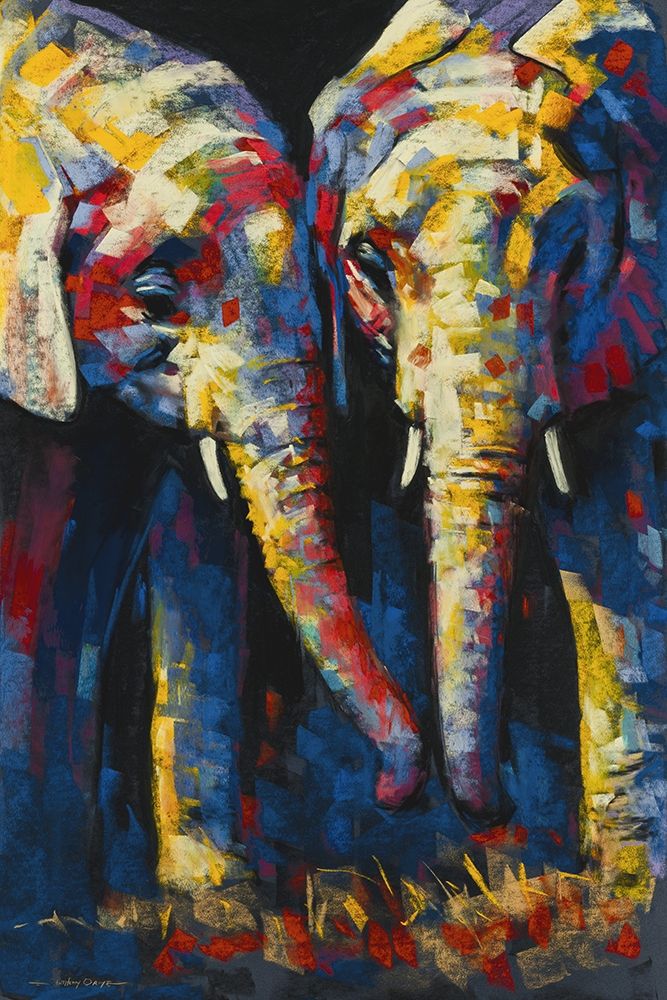 Vibrant Africa art print by E. Anthony Orme for $57.95 CAD
