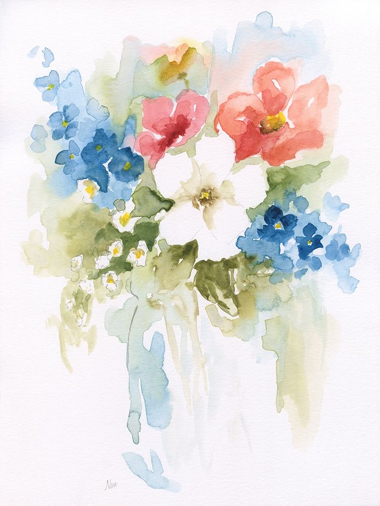 Spring Medley I art print by Nan for $57.95 CAD