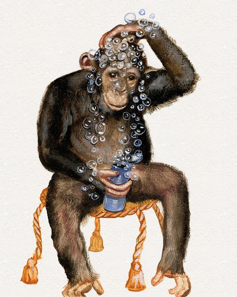 Bath Animals II art print by Donna Brooks for $57.95 CAD