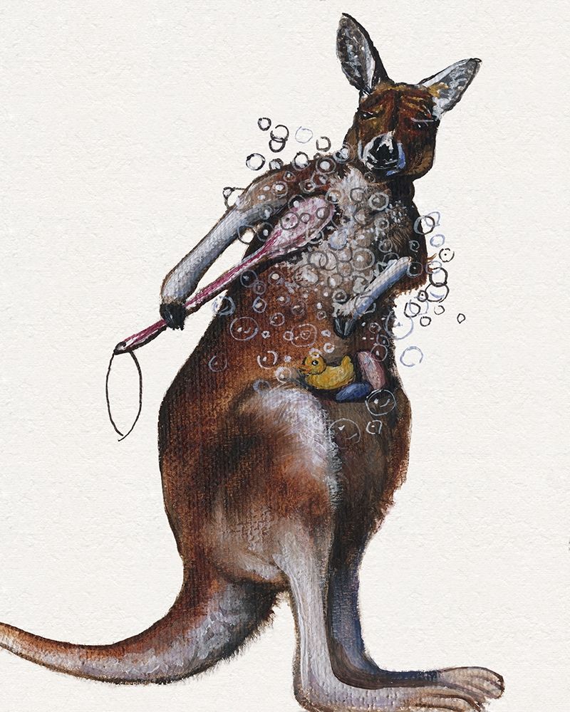 Bath Animals IV art print by Donna Brooks for $57.95 CAD