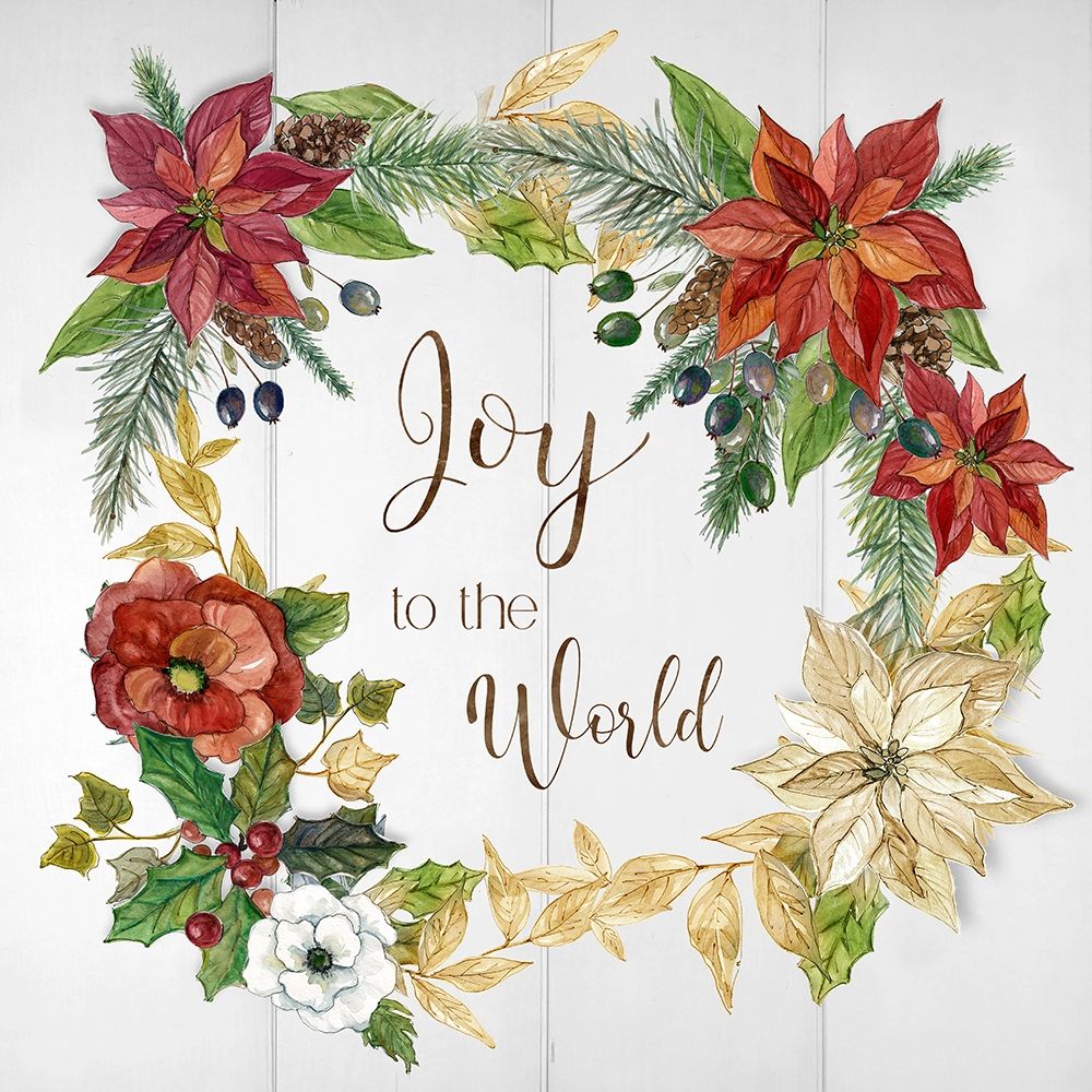 Poinsettia Joy art print by Carol Robinson for $57.95 CAD