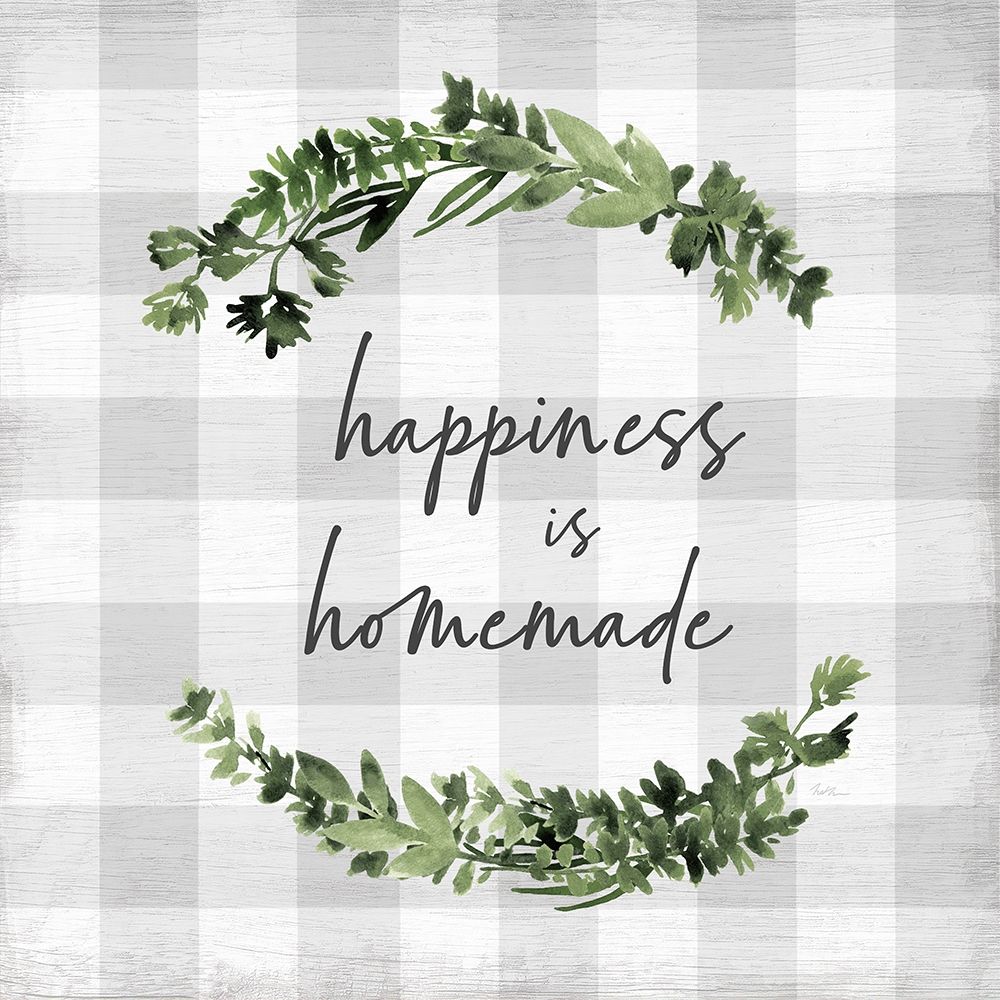 Happiness is Homemade art print by Natalie Carpentieri for $57.95 CAD