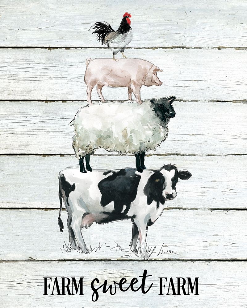 Farm Sweet Farm art print by Carol Robinson for $57.95 CAD