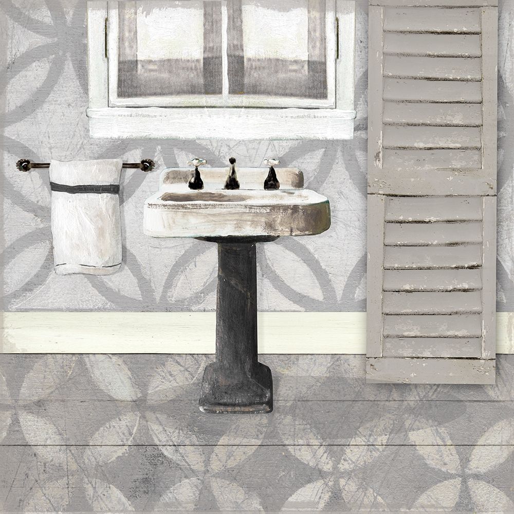 Grey Bath II art print by Carol Robinson for $57.95 CAD