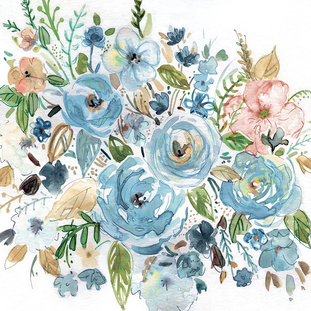 Aqua Garden art print by Carol Robinson for $57.95 CAD