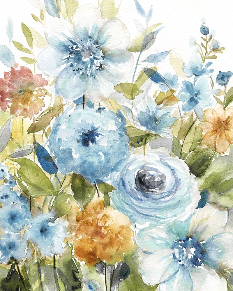 Jardin de Azul art print by Carol Robinson for $57.95 CAD