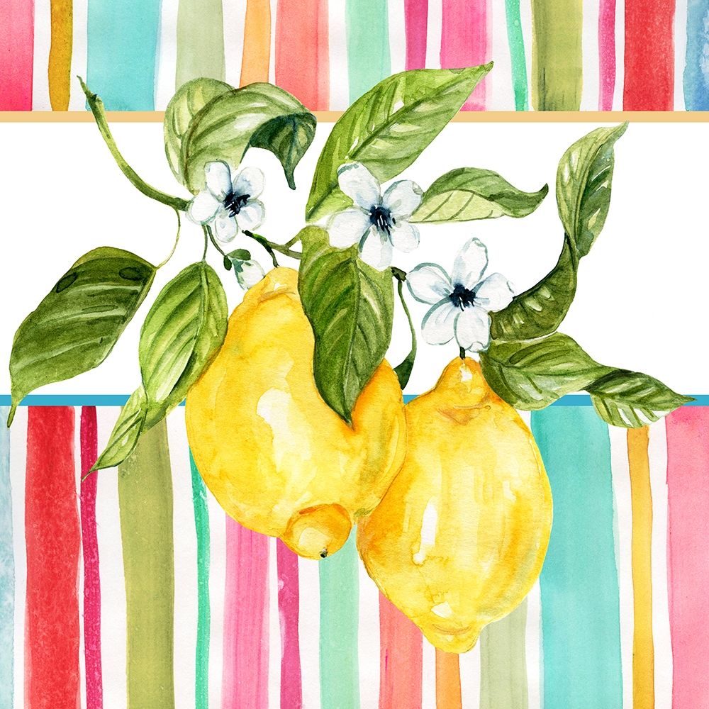 Summer Lemons I art print by Carol Robinson for $57.95 CAD
