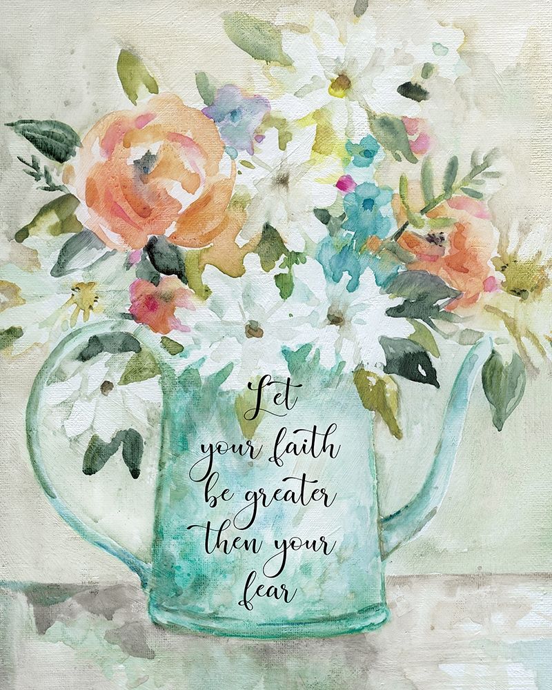 Daisy Pitcher Bouquet art print by Carol Robinson for $57.95 CAD