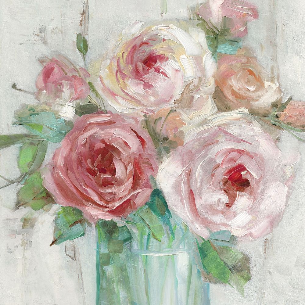 Cottage Bouquet art print by Sally Swatland for $57.95 CAD