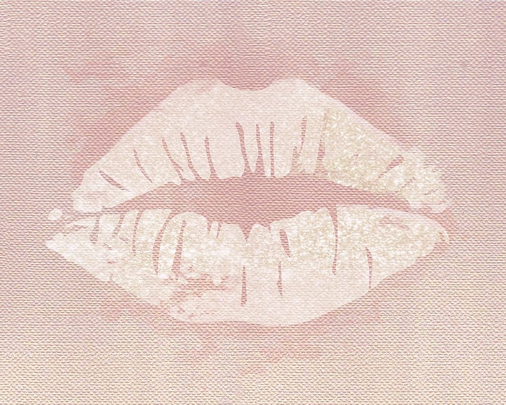 Glitter Lips art print by Natalie Carpentieri for $57.95 CAD